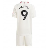 Fotbalové Dres Manchester United Anthony Martial #9 Dětské Alternativní 2023-24 Krátký Rukáv (+ trenýrky)